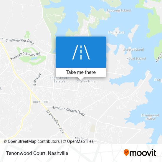 Mapa de Tenonwood Court