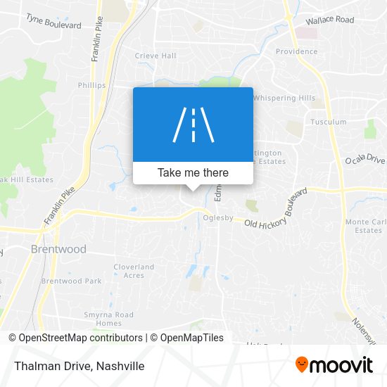 Thalman Drive map