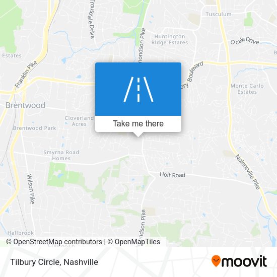 Mapa de Tilbury Circle