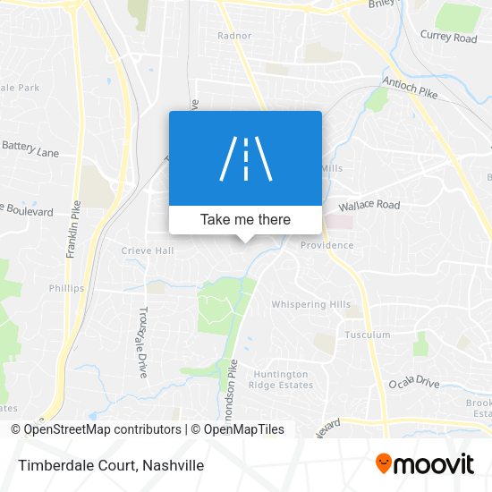 Mapa de Timberdale Court