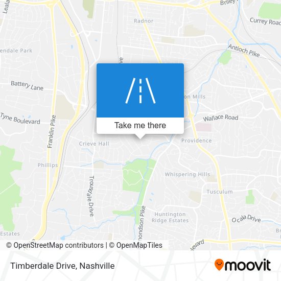 Mapa de Timberdale Drive