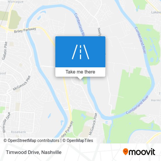 Timwood Drive map