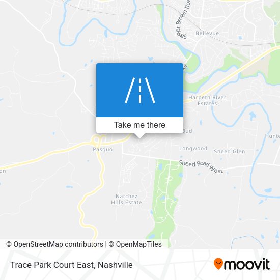 Trace Park Court East map