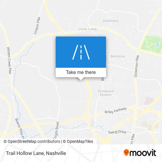 Mapa de Trail Hollow Lane