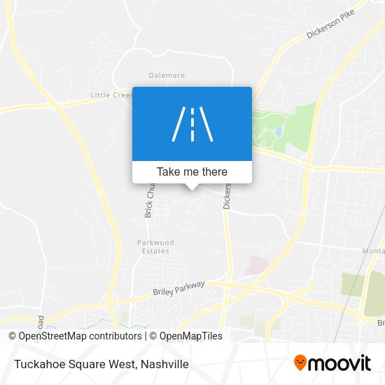 Tuckahoe Square West map