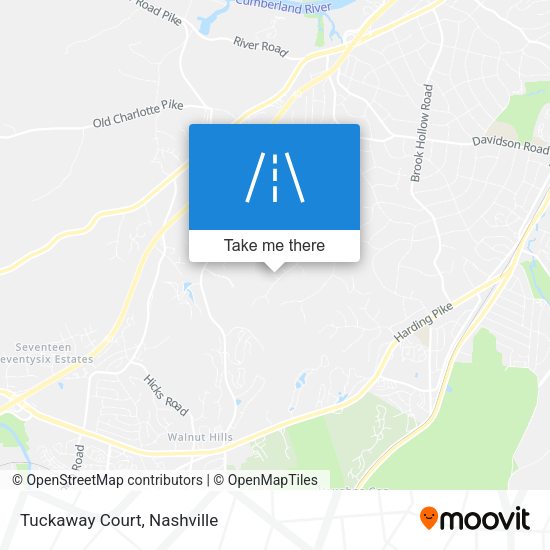 Tuckaway Court map