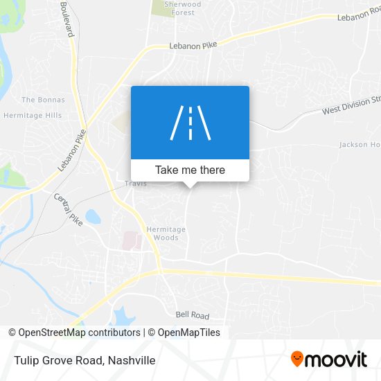 Tulip Grove Road map