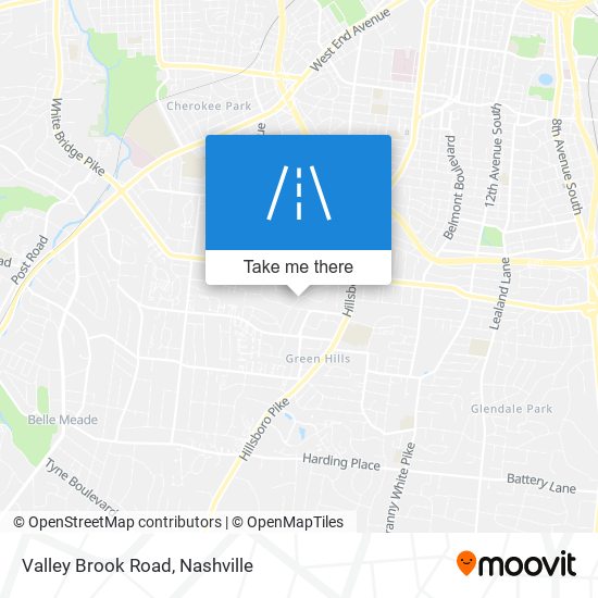 Mapa de Valley Brook Road