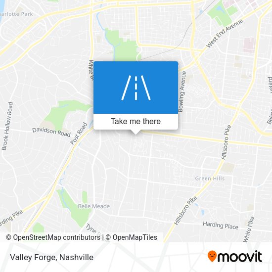 Mapa de Valley Forge
