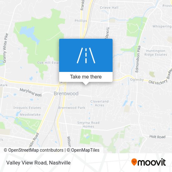 Mapa de Valley View Road