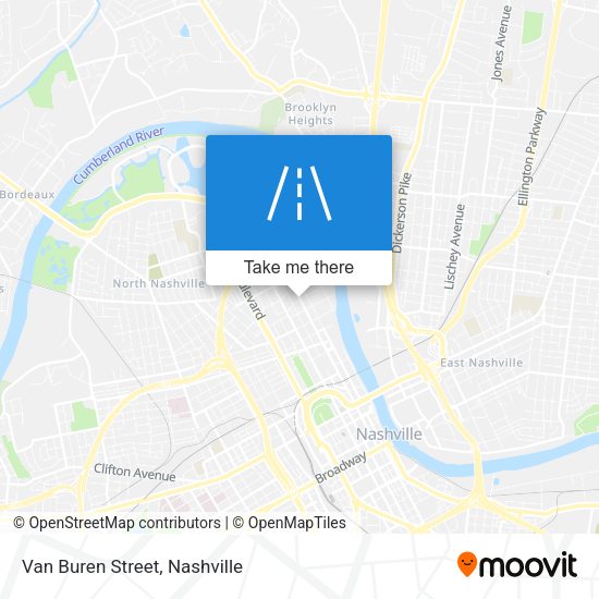 Mapa de Van Buren Street