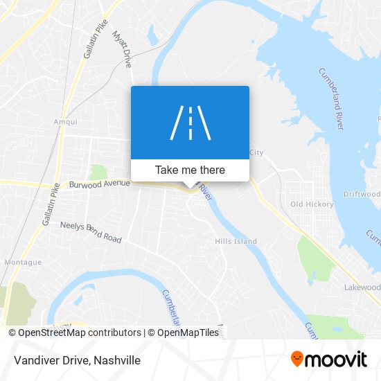 Vandiver Drive map