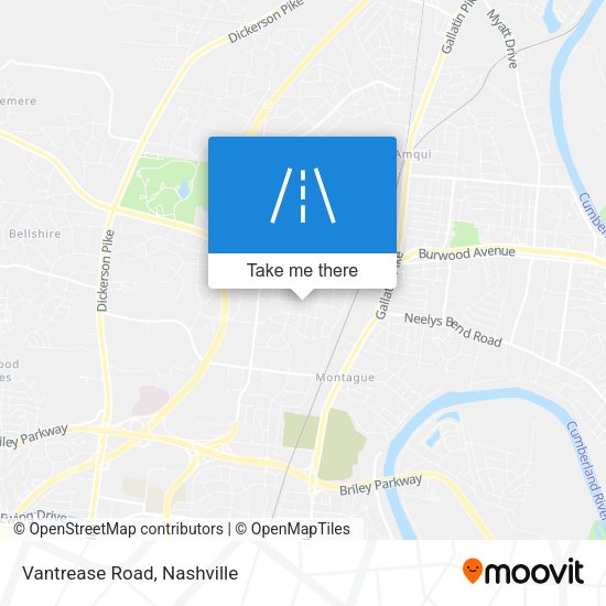 Vantrease Road map