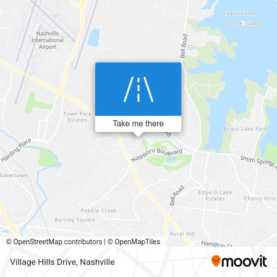 Village Hills Drive map