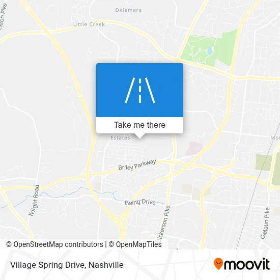 Village Spring Drive map