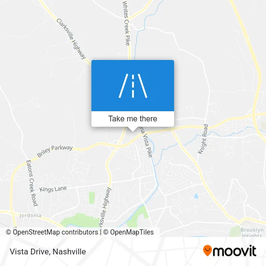 Mapa de Vista Drive