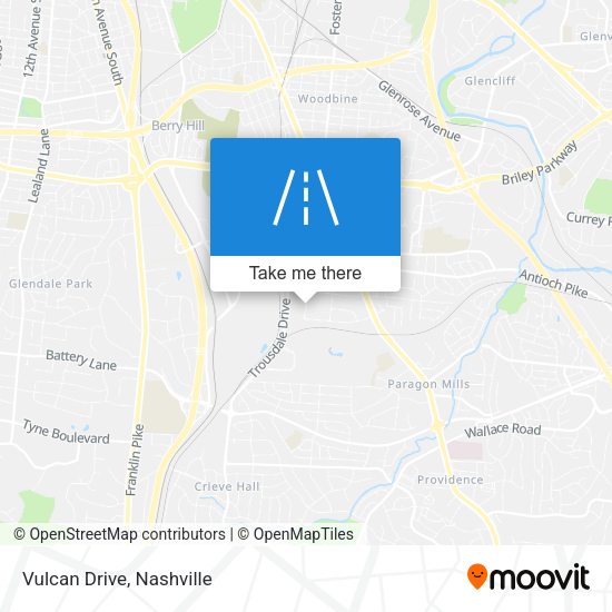 Mapa de Vulcan Drive