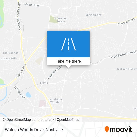 Mapa de Walden Woods Drive