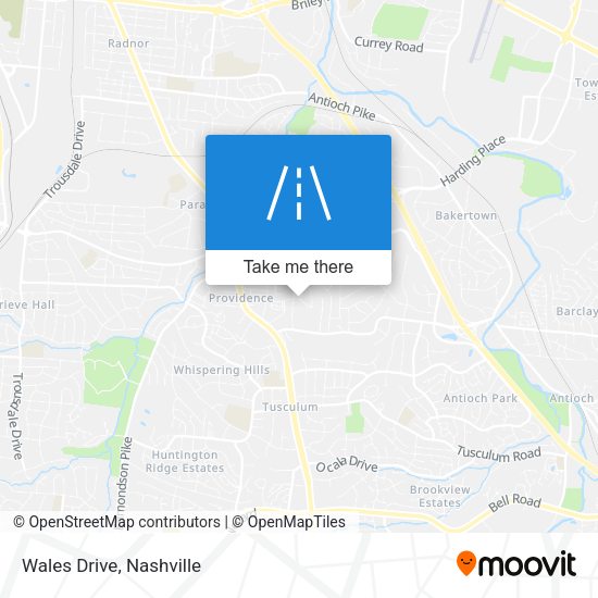 Mapa de Wales Drive