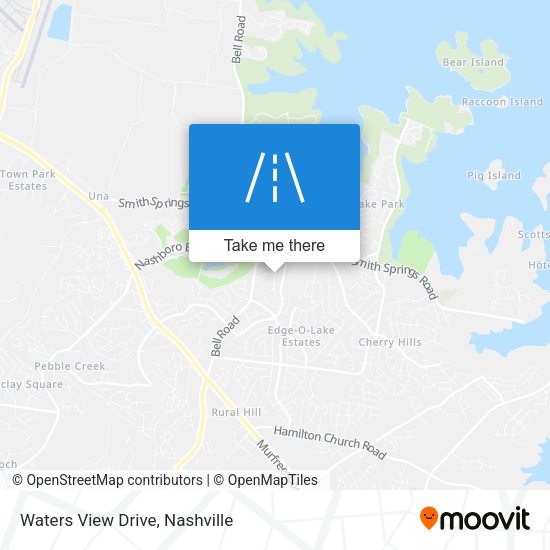 Waters View Drive map