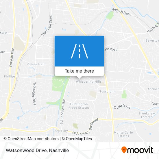 Watsonwood Drive map
