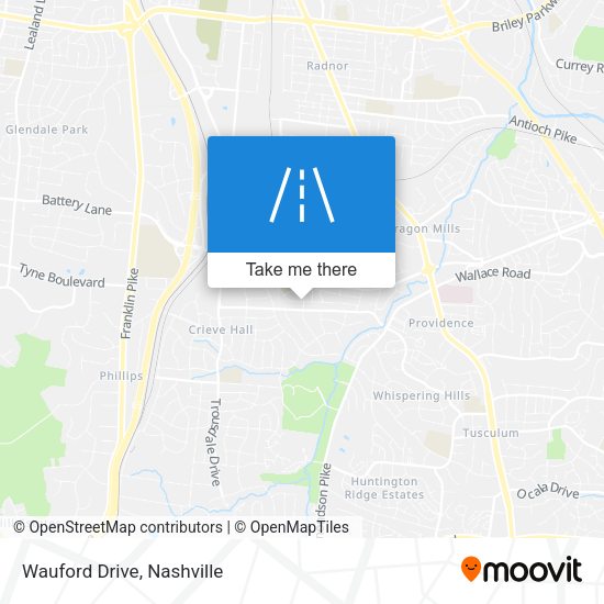 Mapa de Wauford Drive