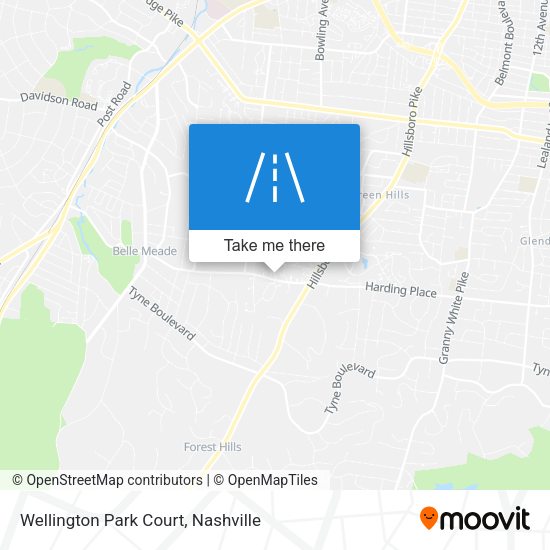 Wellington Park Court map