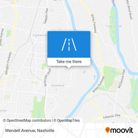 Mapa de Wendell Avenue
