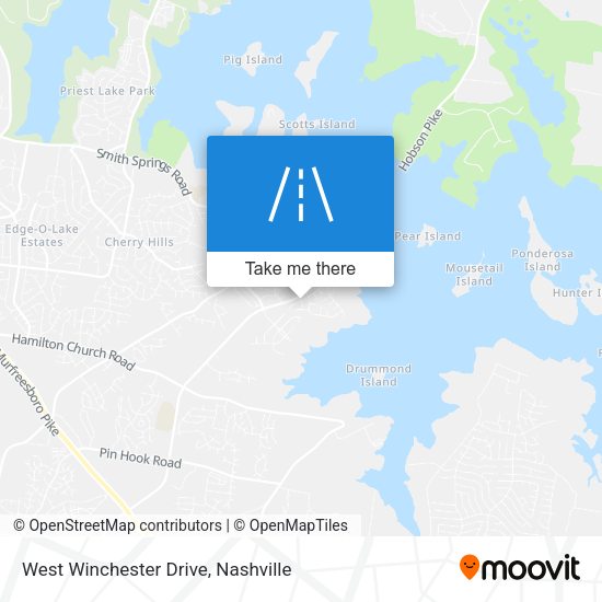 West Winchester Drive map