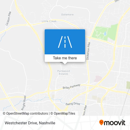 Westchester Drive map