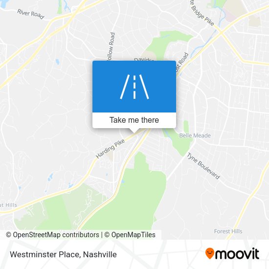 Mapa de Westminster Place