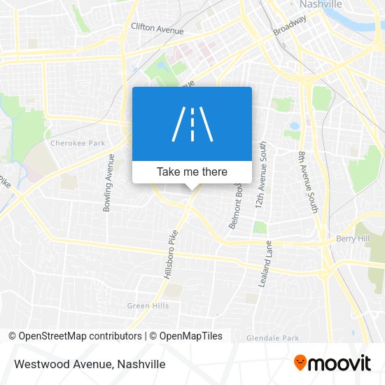 Mapa de Westwood Avenue