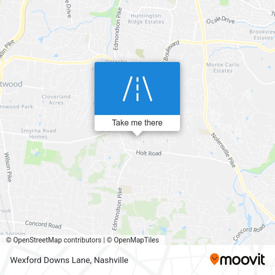 Wexford Downs Lane map