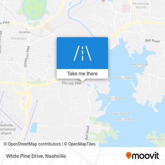 White Pine Drive map