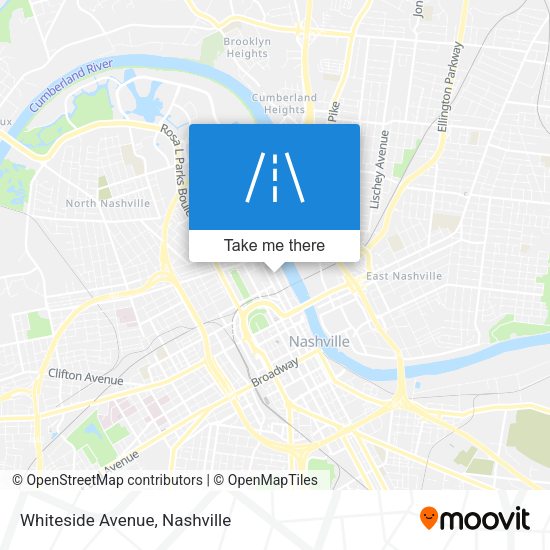 Whiteside Avenue map