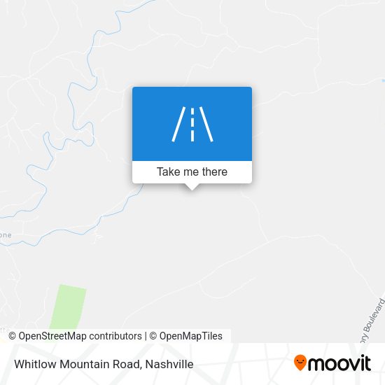 Whitlow Mountain Road map
