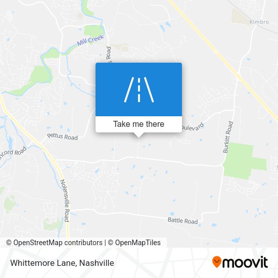 Mapa de Whittemore Lane