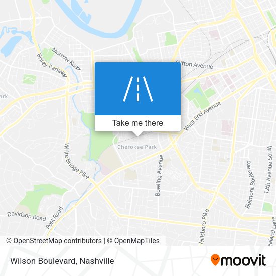 Mapa de Wilson Boulevard