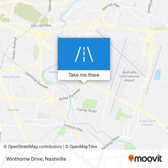 Mapa de Winthorne Drive