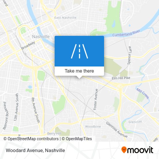 Mapa de Woodard Avenue