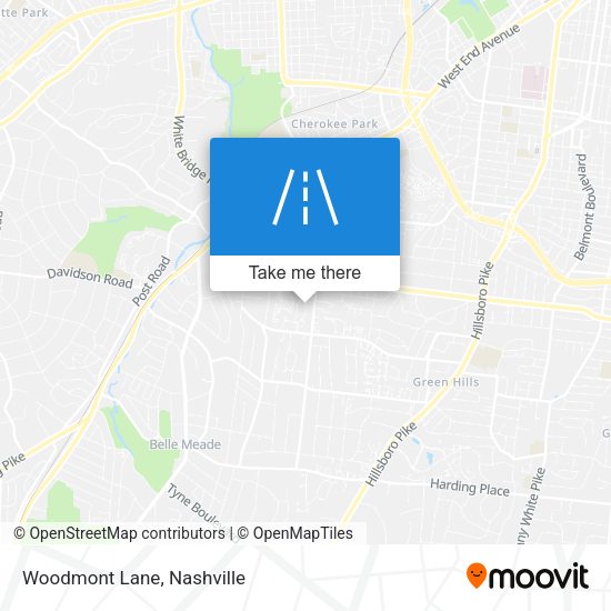Woodmont Lane map