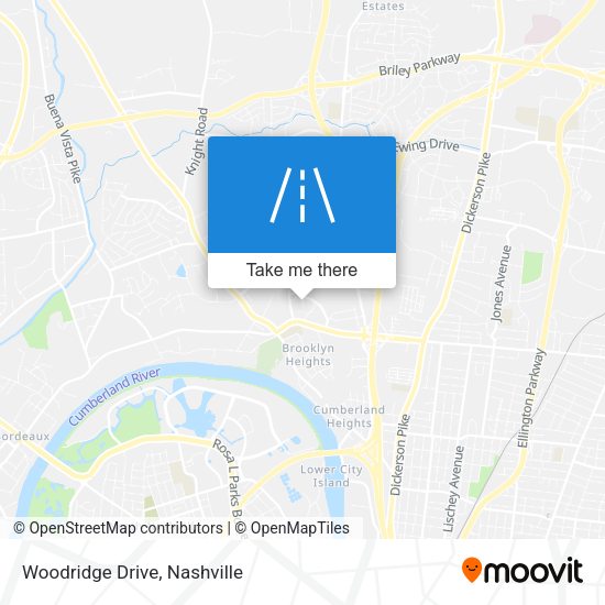 Mapa de Woodridge Drive