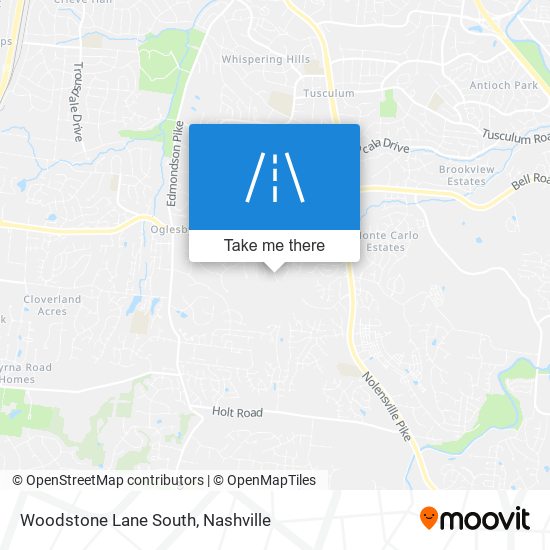 Woodstone Lane South map