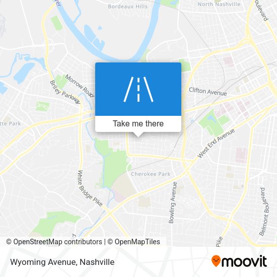 Mapa de Wyoming Avenue