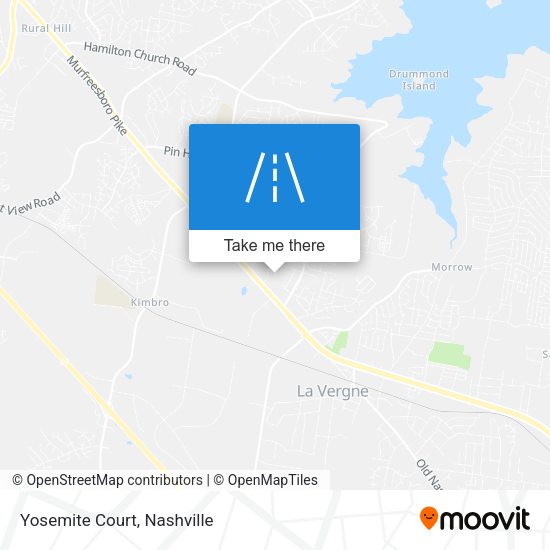 Mapa de Yosemite Court
