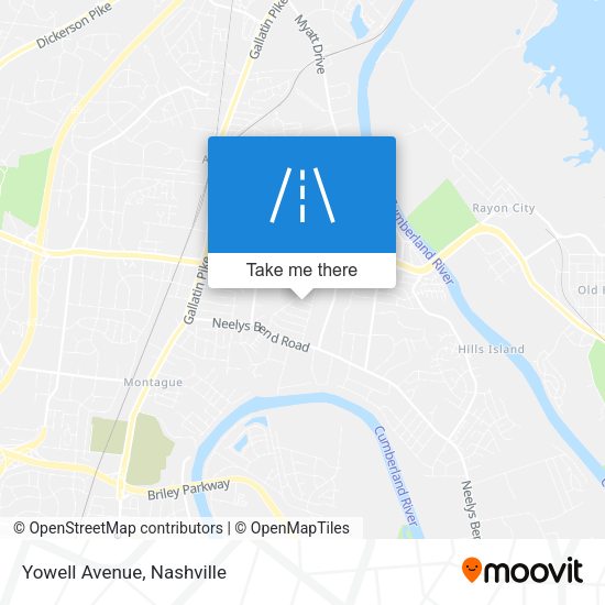 Mapa de Yowell Avenue