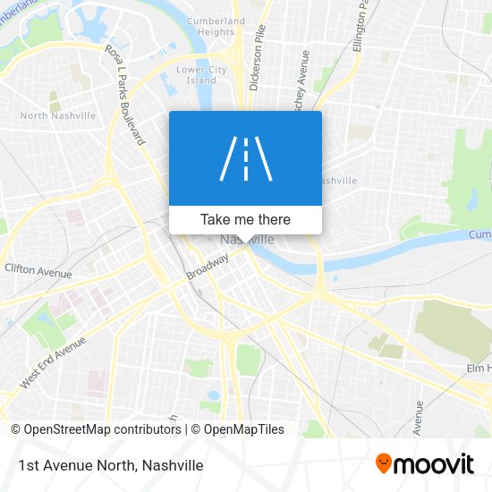 Mapa de 1st Avenue North
