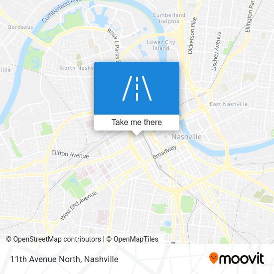 11th Avenue North map