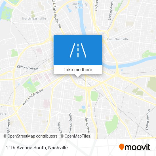 Mapa de 11th Avenue South