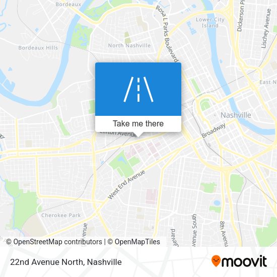 22nd Avenue North map